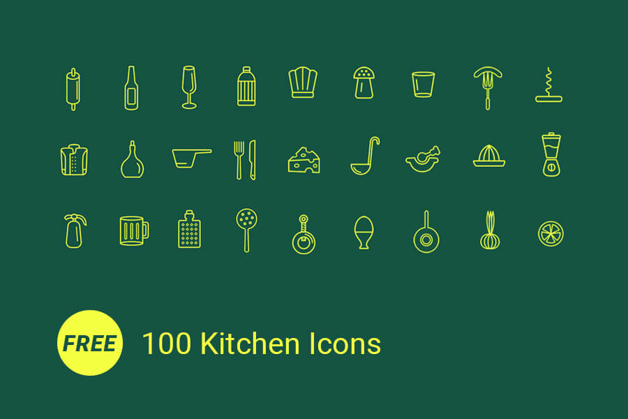 100-kitchen-icons