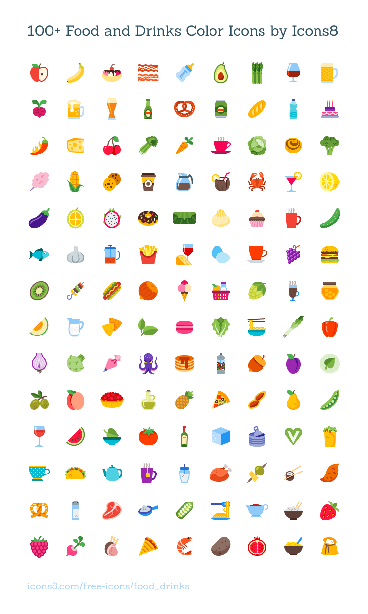 100_food_and_drinks_color_icons_by_icons8