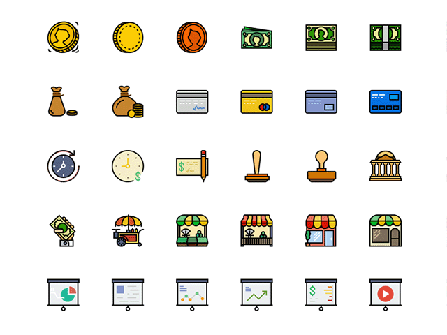 retro-business-icons