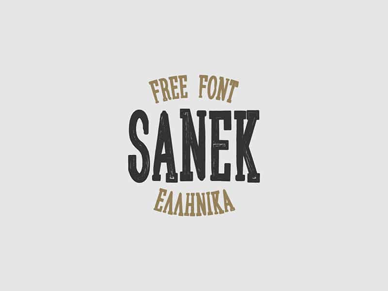 sanek-font