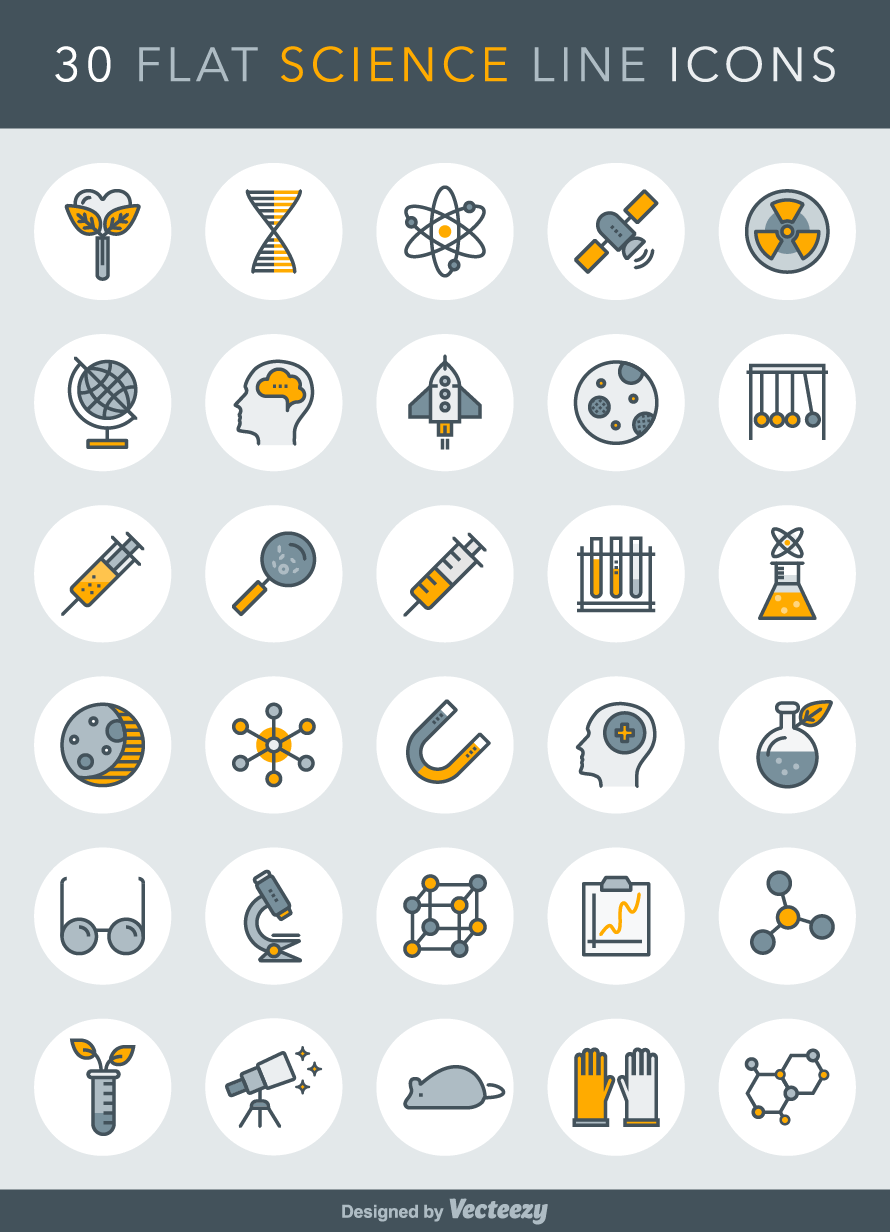 science-line-icons