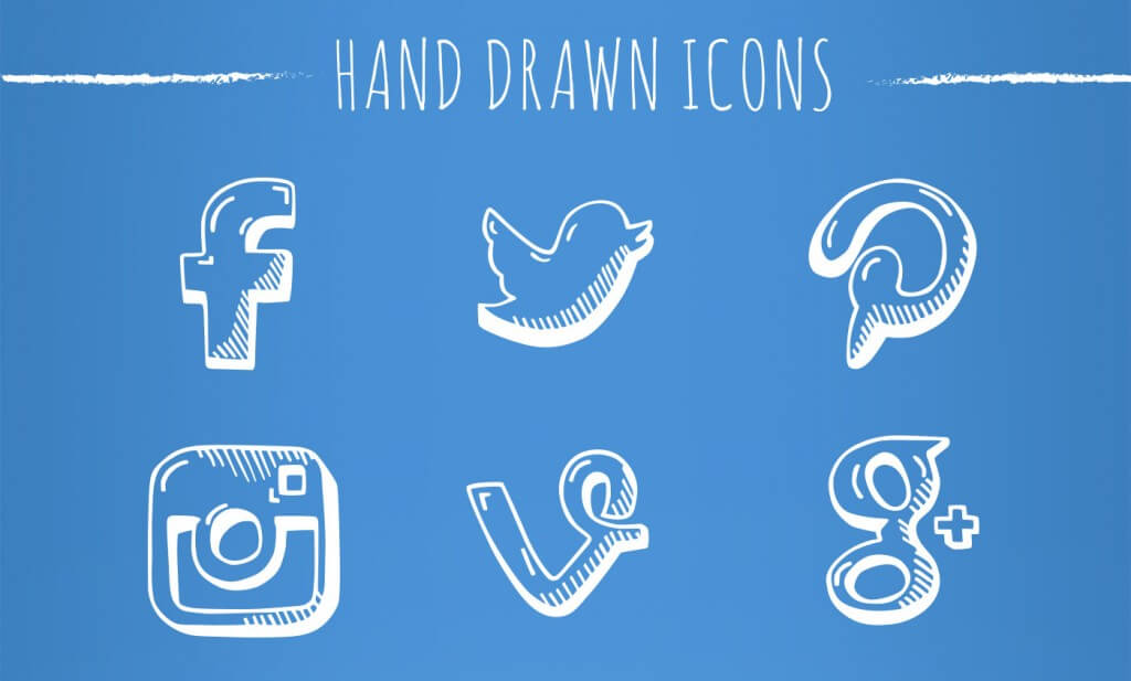 social_handcrafted_icons