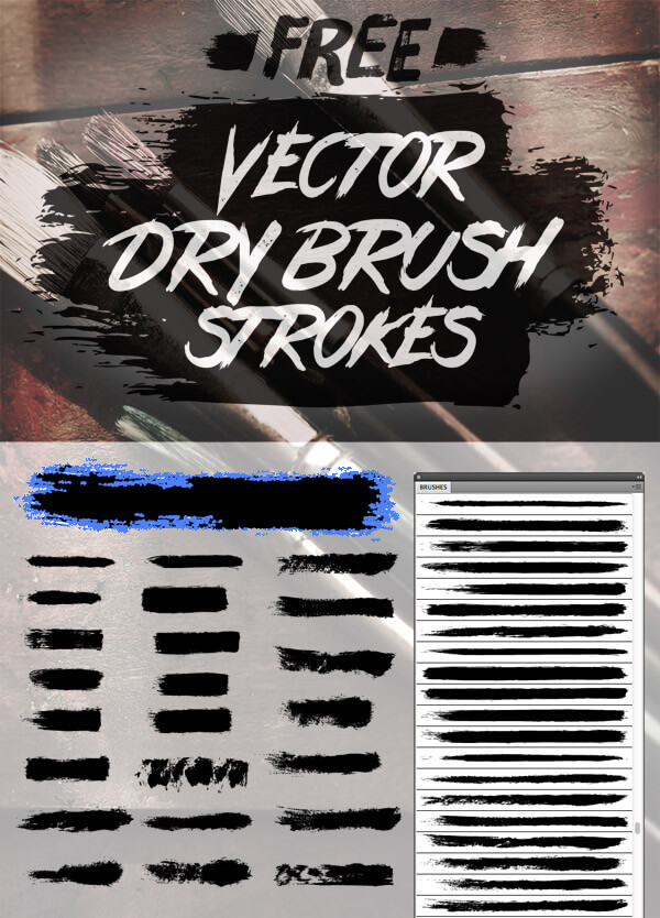 23 packs de brushes Illustrator à intégrer dans vos ressources