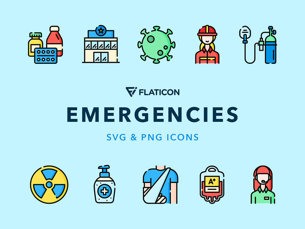 Pack icônes Urgences
