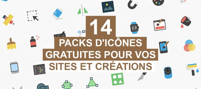 14 packs d'icônes gratuites pour vos sites et créations