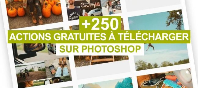 +250 actions Photoshop pour votre compte Instagram