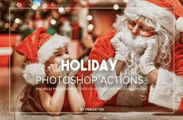Holiday photo actions
