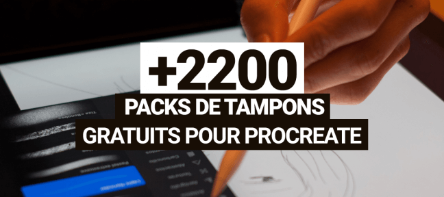 2200+ packs de tampons Procreate gratuits pour vos créations digitales