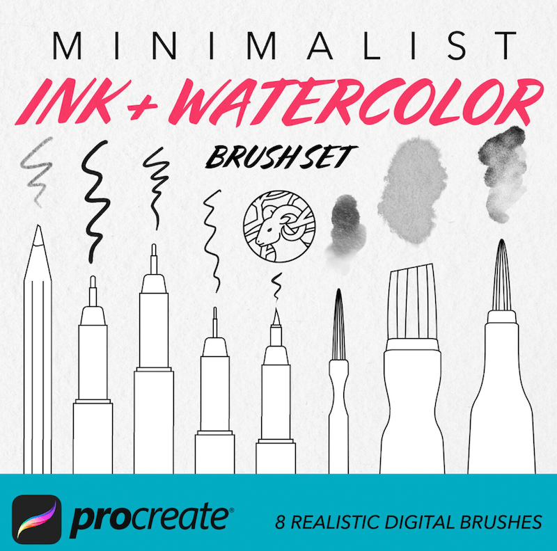 +85 brushes gratuits pour Procreate Blog