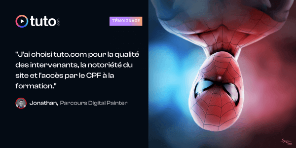 Jonathan a suivi notre formation Digital Painting pour booster sa carrière