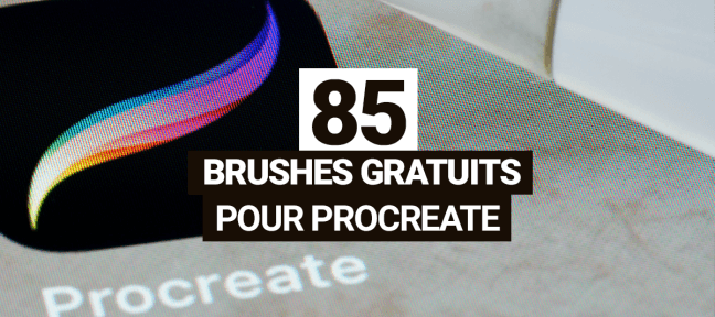 +85 brushes gratuits pour Procreate