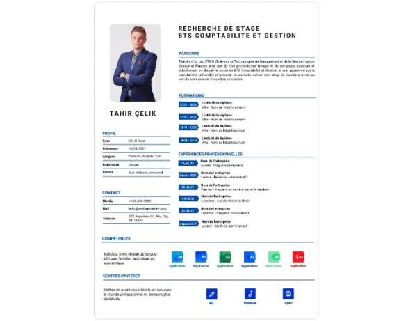 15 Meilleurs Modèles de CV Gratuits sur Canva - Blog Tuto.com