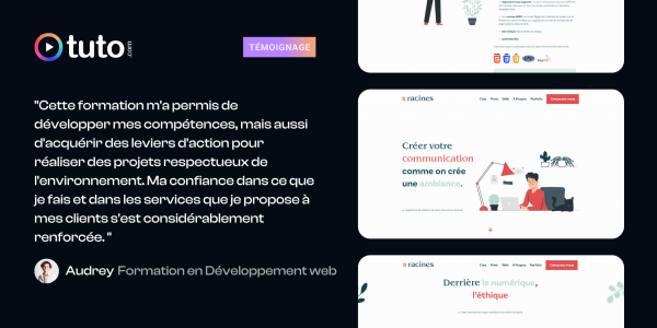 Du Print au Code : Audrey Soler et son magnifique parcours en développement Web