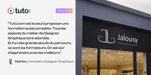 Le changement de carrière de Mathieu dans le design graphique