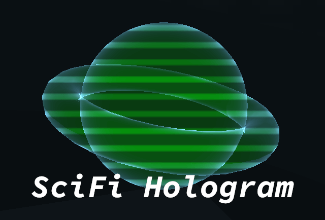 hologramme effet shader gratuit godot
