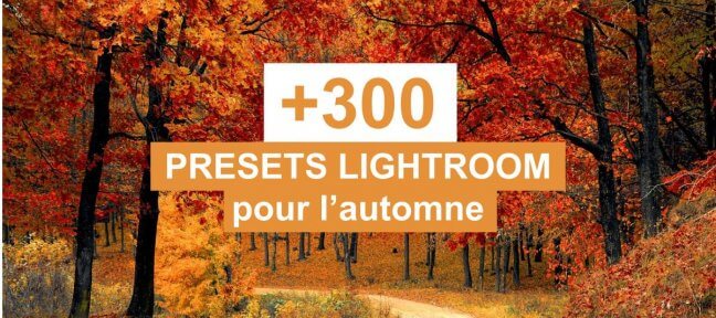 +300 presets Lightroom pour les couleurs d'automne