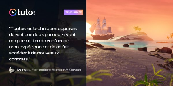 L'enrichissement par la formation : Margot et ses parcours ZBrush et Blender