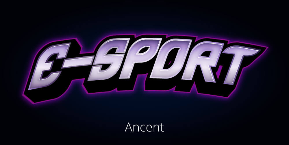 Ancent font free e-sport