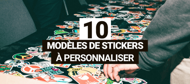10 modèles de stickers gratuits à personnaliser