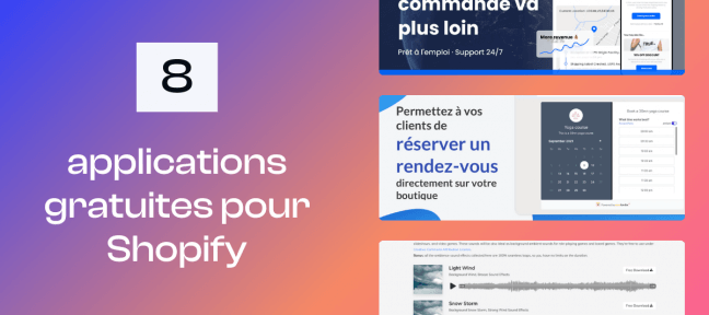 8 applications gratuites pour Shopify