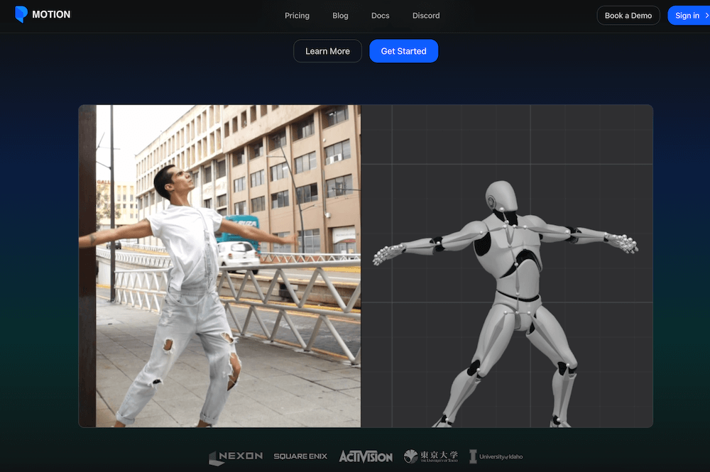 plask motion capture