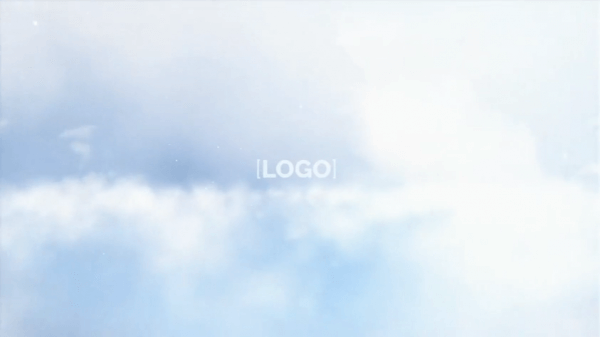 logo effet dans les nuages