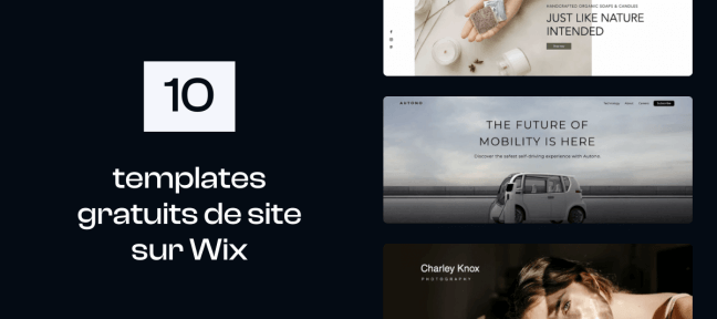 10 templates Wix gratuits pour avoir un site pro