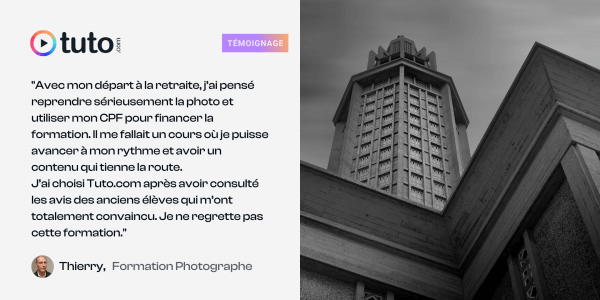 Grâce à son CPF, Thierry se forme à la photographie avant de partir en retraite
