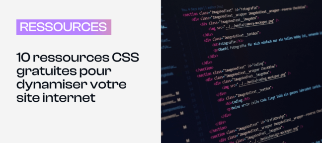 10 ressources CSS pour dynamiser votre site internet