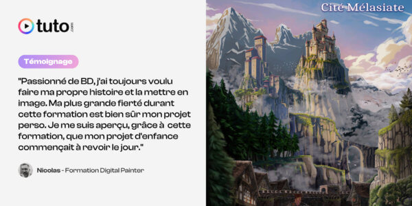 Redonner vie à un rêve d’enfant grâce au digital painting : le portrait de Nicolas