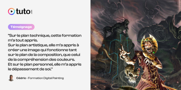 Du bâtiment au digital painting : l’histoire d’une reconversion assumée par Cédric