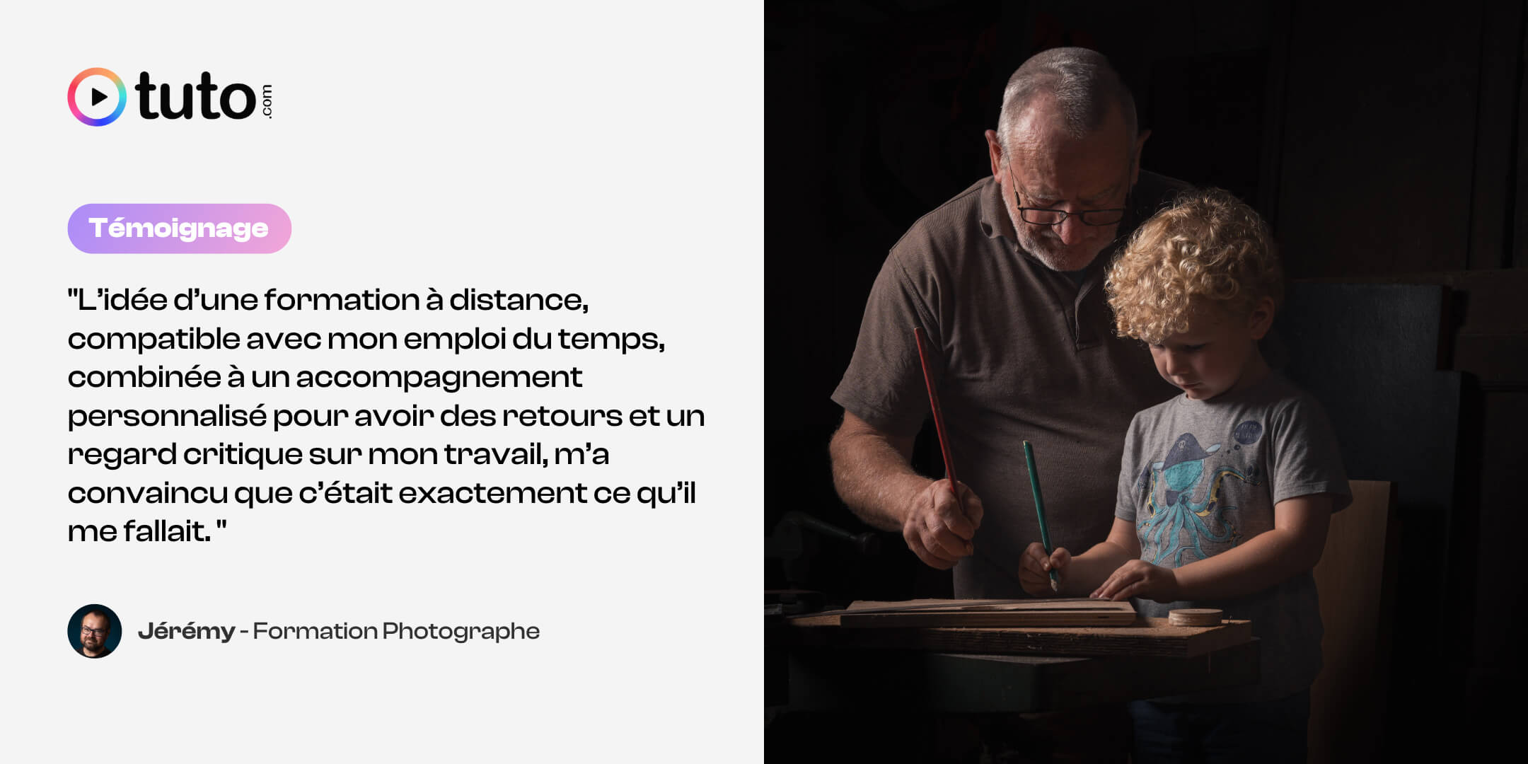 Formation Photographe Jérémy