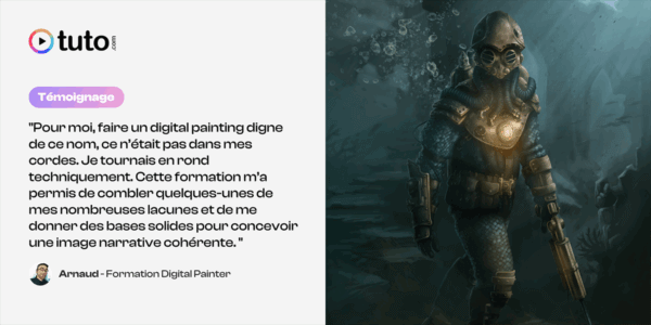 Structurer sa créativité : le parcours d’Arnaud en Digital Painting