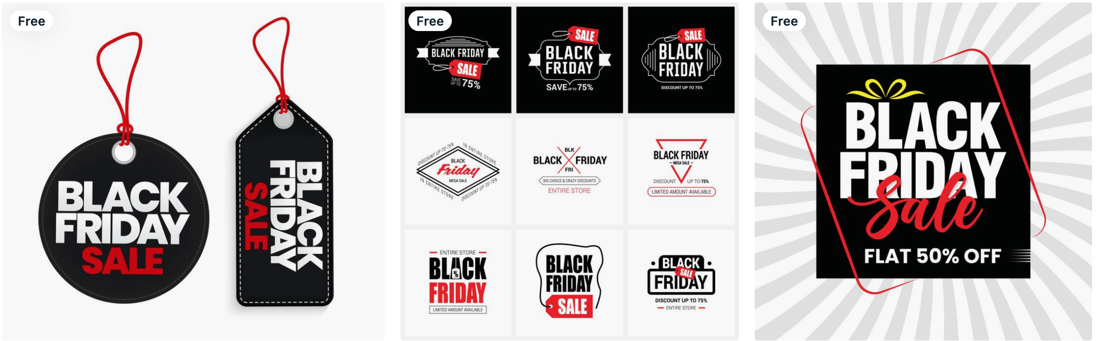 Black Friday vecteurs