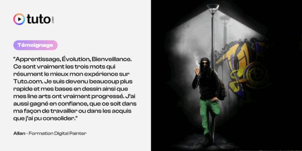 Se former, progresser, trouver sa voie : le témoignage d’Allan sur le parcours Digital Painter