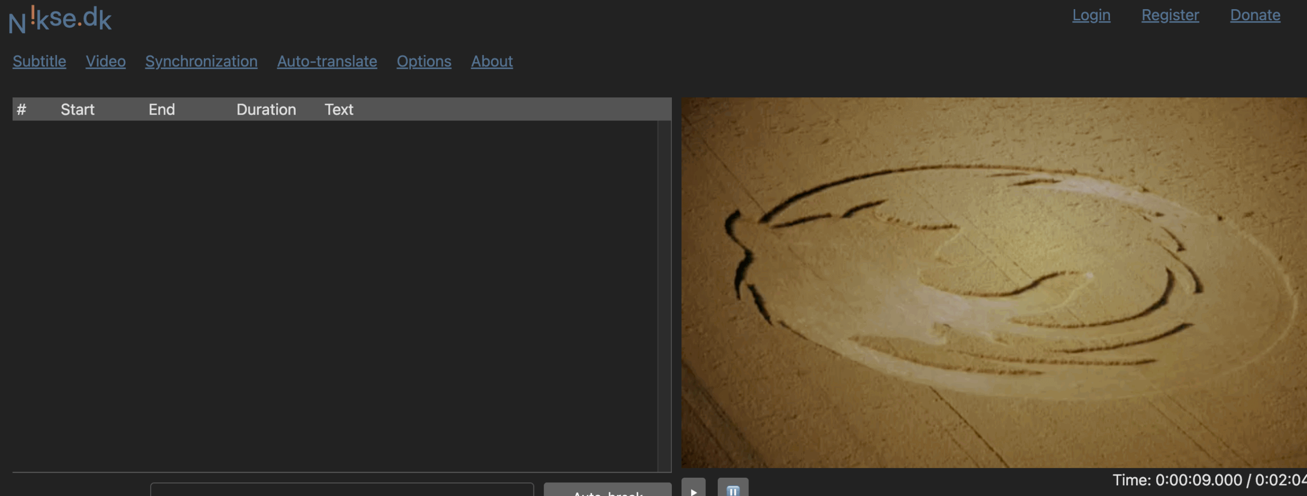 Subtitle Edit Online