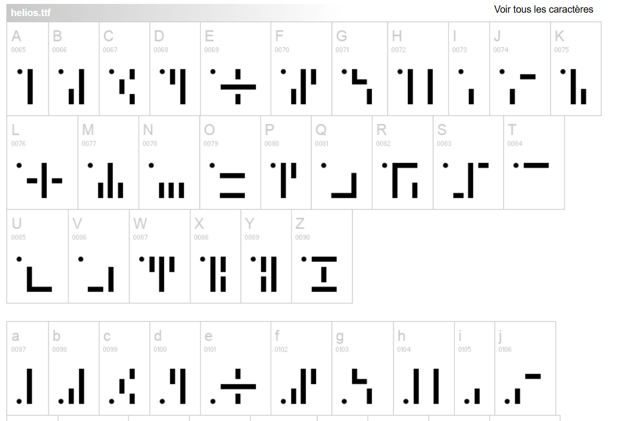 Police gratuite Helios 