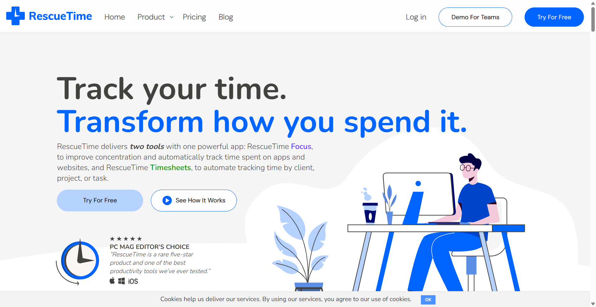 Rescue Time : application gratuite de gestion du temps