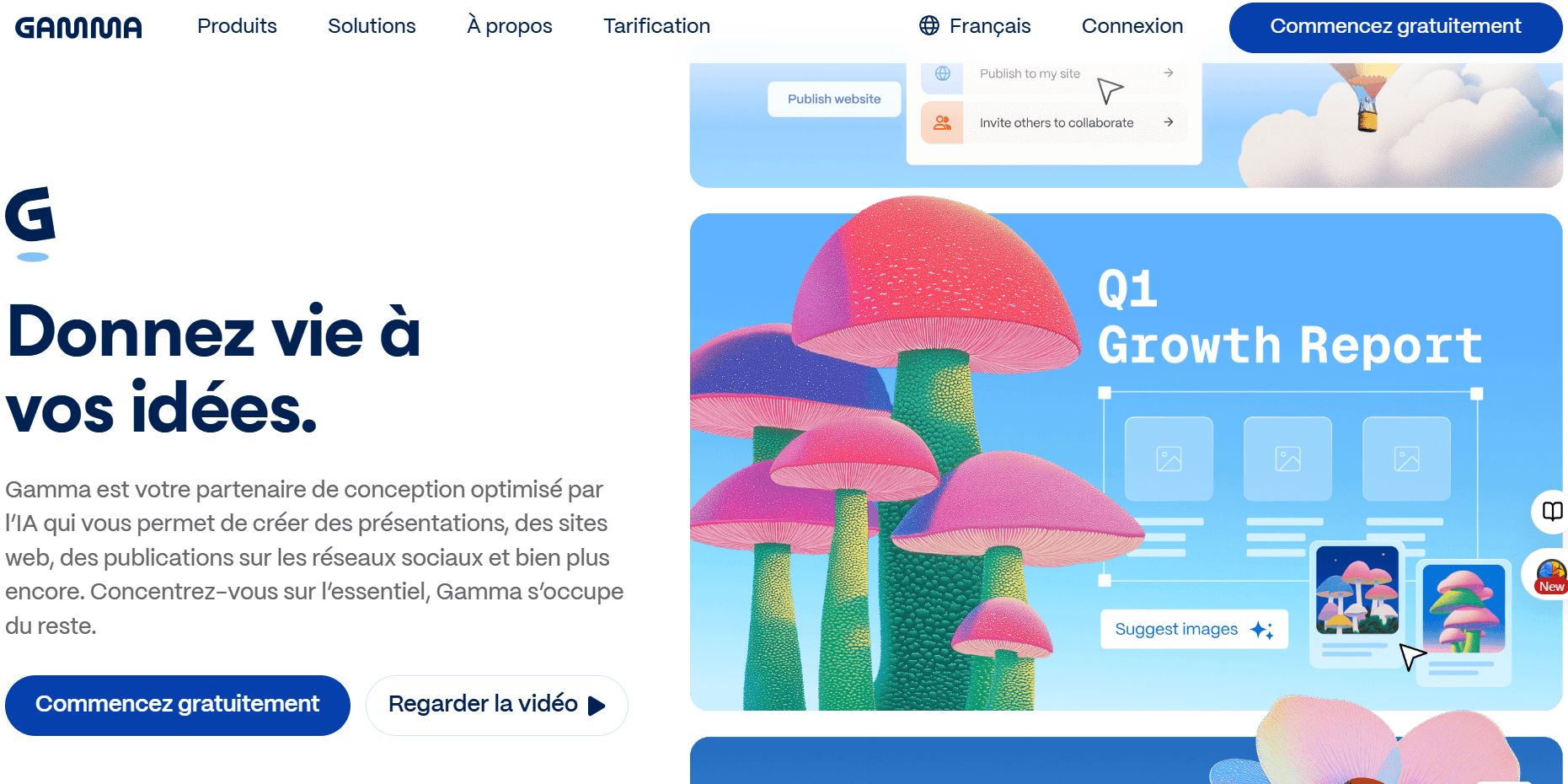 IA Gamma pour création de présentations