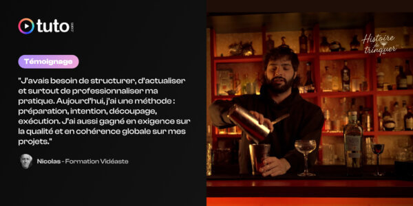 Passer un cap en création vidéo : le témoignage de Nicolas