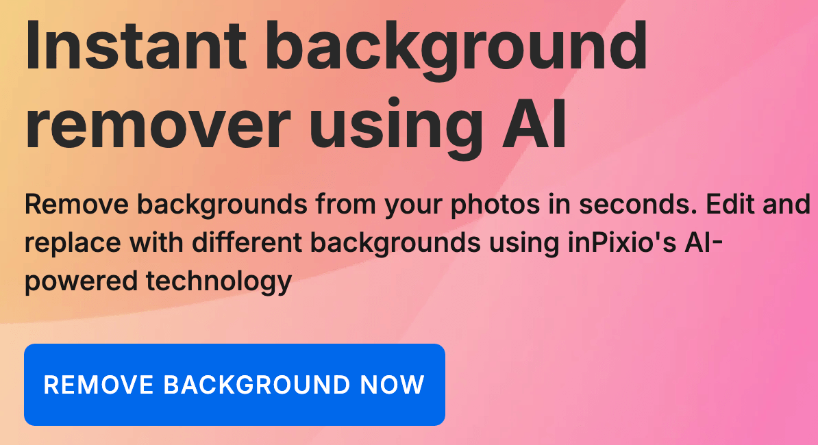 InPixio Remove Background Outil gratuit InPixio Remove Background