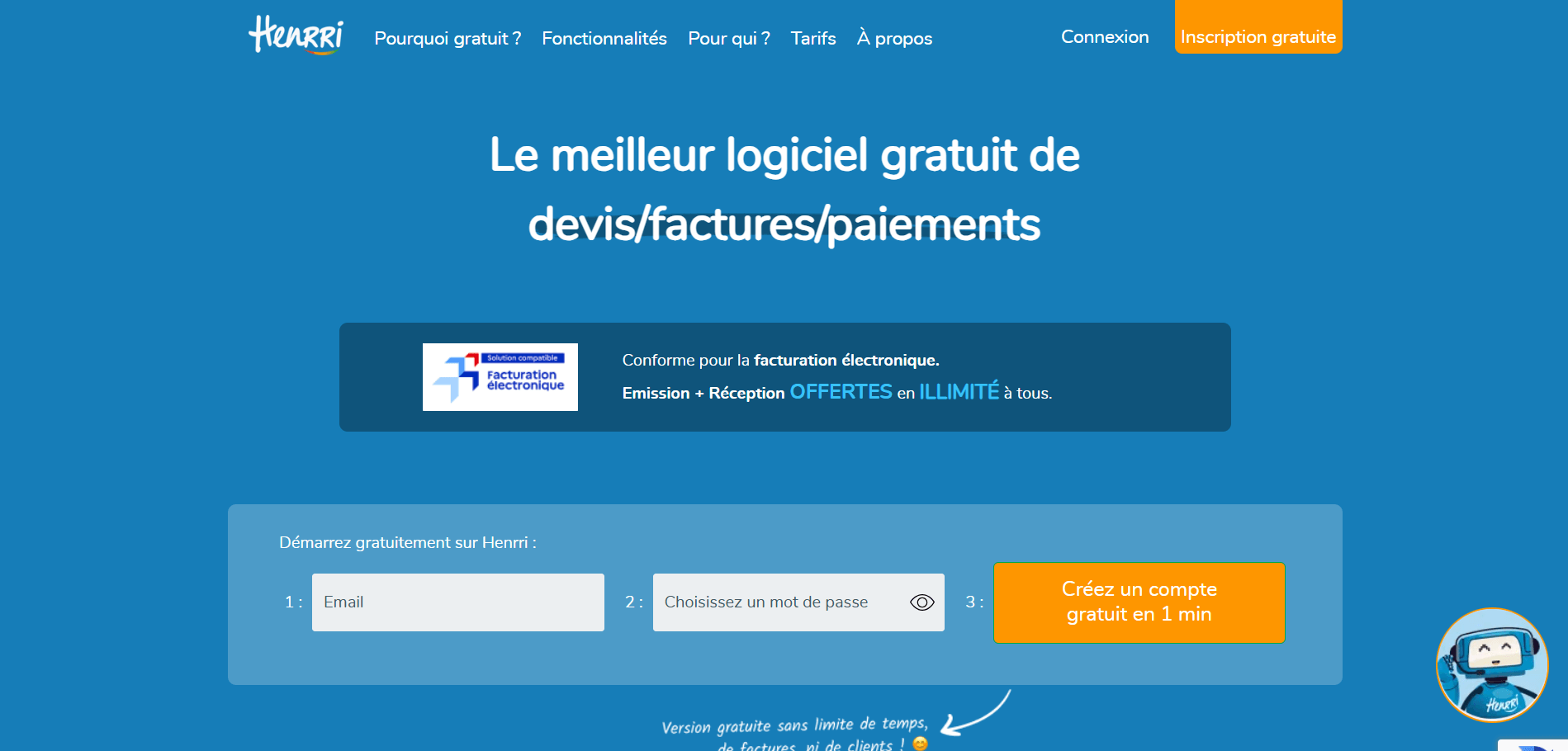 Henrri application gratuite