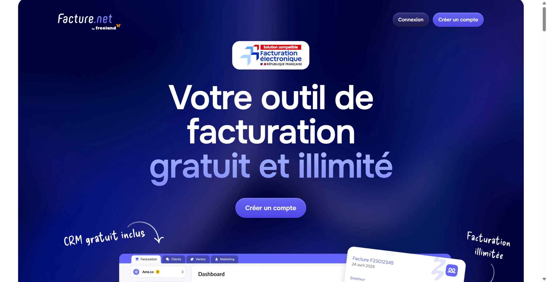 Facture.net application gratuite