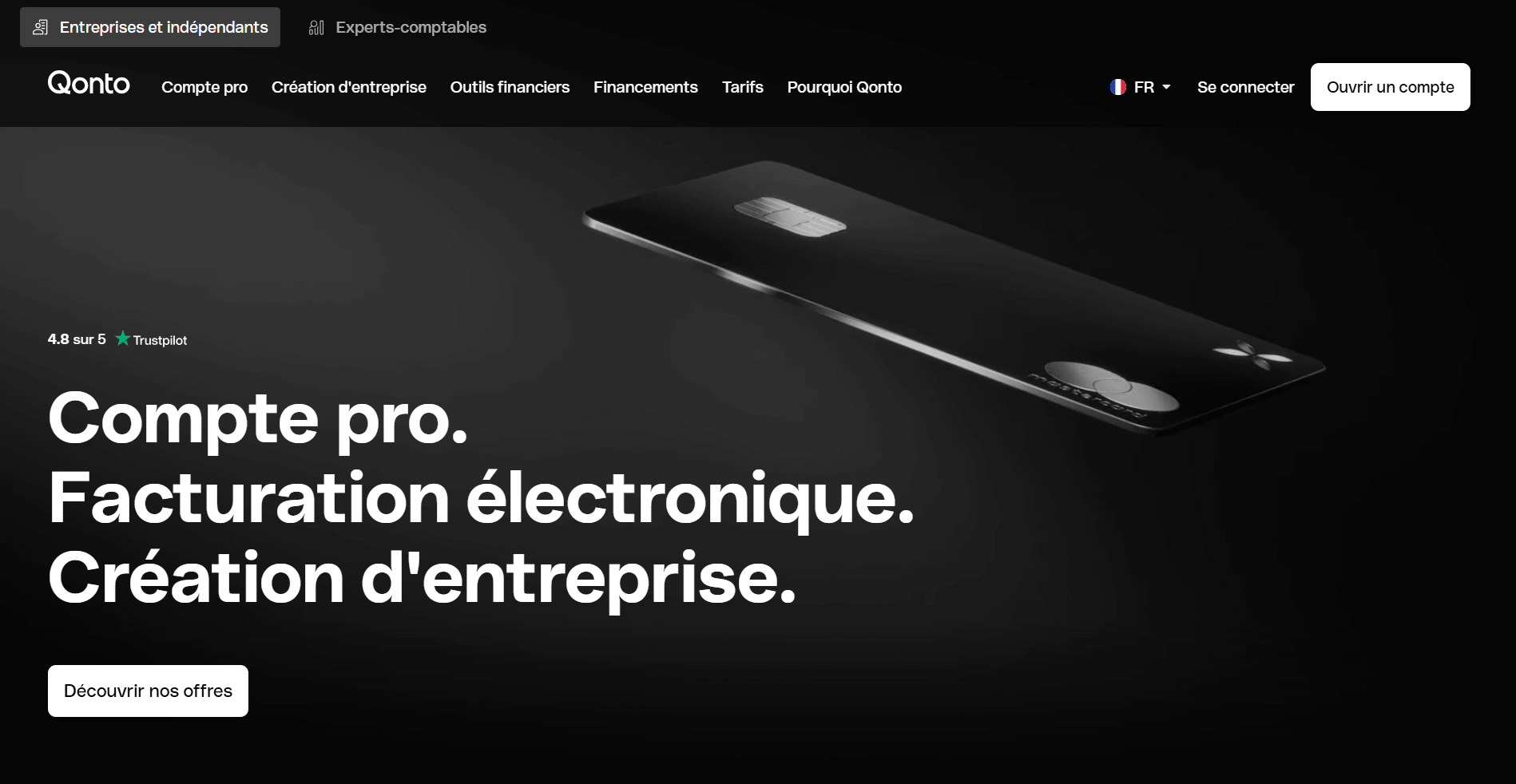 Qonto, application gratuite
