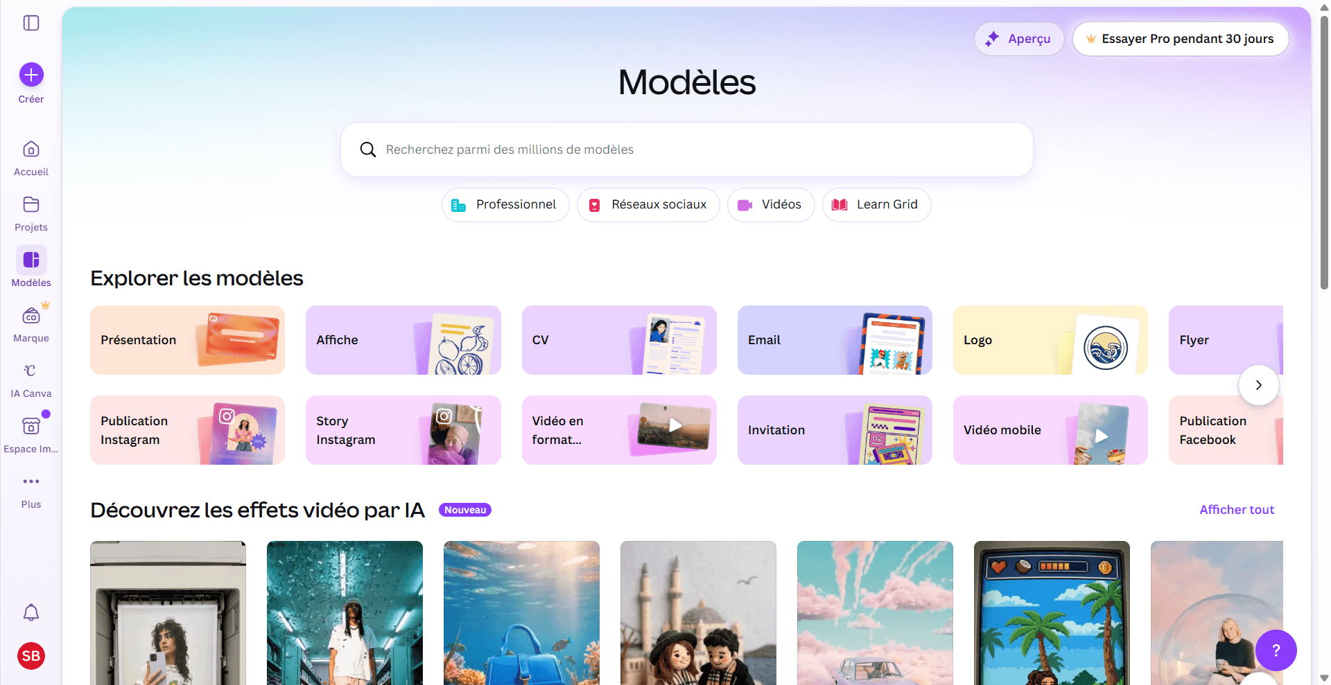 Canva, outil en ligne pour cr&eacute;er facilement des visuels