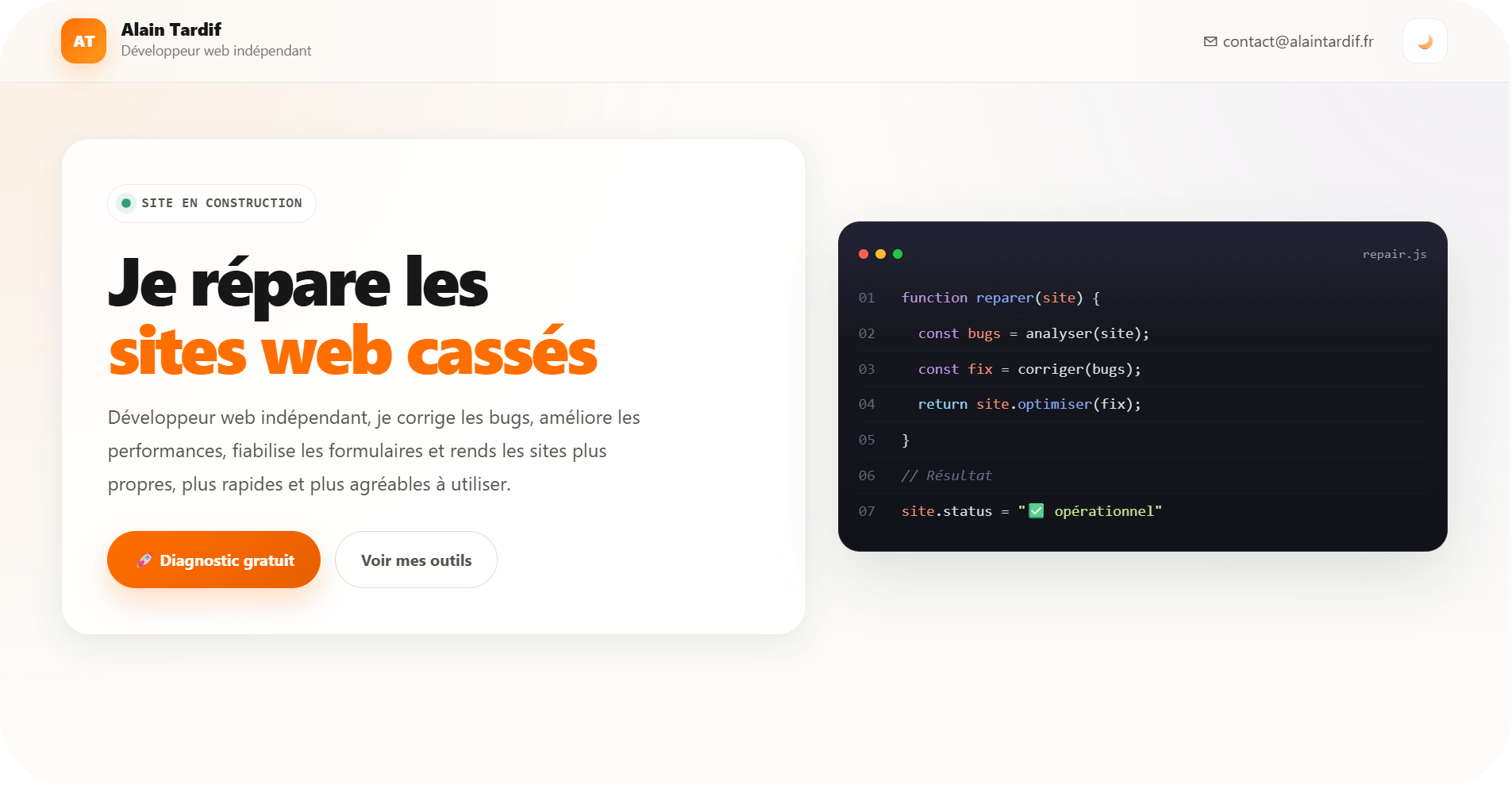 Alain Tardif Site web Alain Tardif