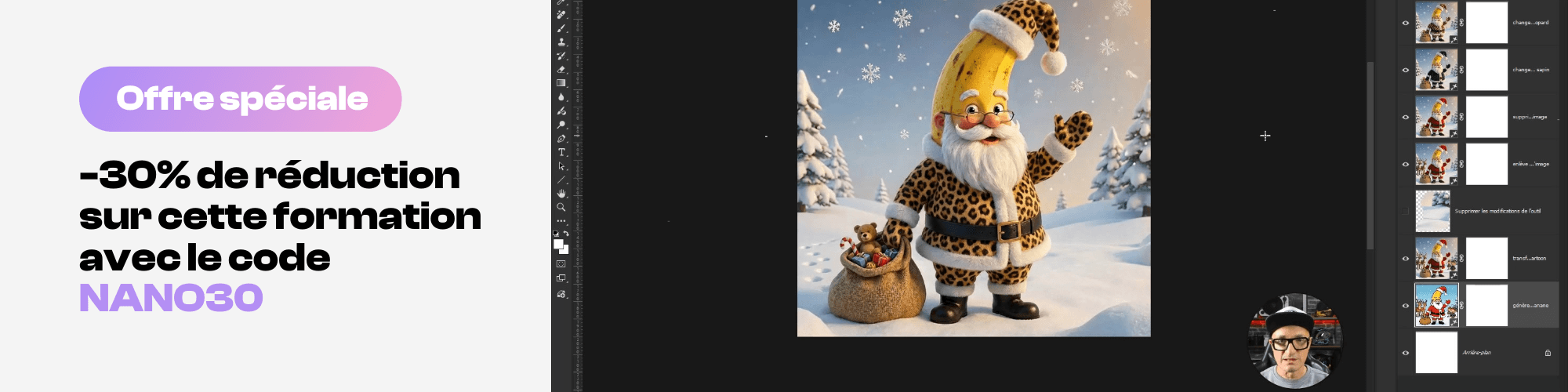 Tuto Nano Banana Pro pour maîtriser les fonctionnalités IA de Photoshop