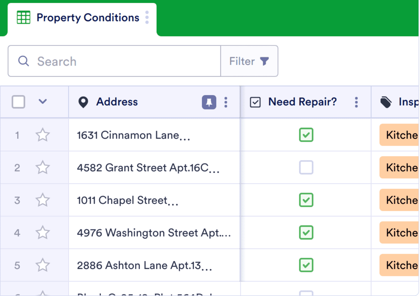 Rental Inspection Checklist