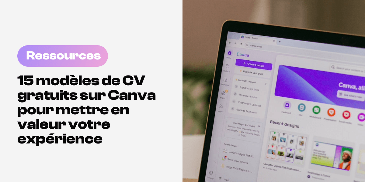 Modeles CV gratuits Canva 15 modèles de CV entièrement gratuits à personnaliser