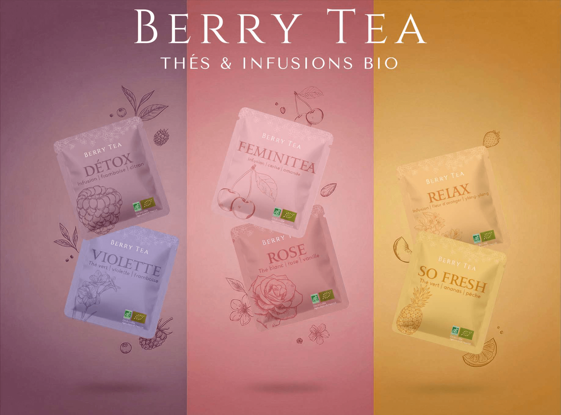 Charte graphique Berry Tea